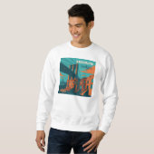 Sweatshirt Brooklyn New York (Devant entier)