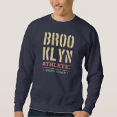 Sweatshirt Brooklyn New York Athletic Urban Varsity Letters (Devant)