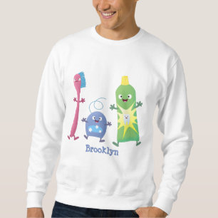 Sweatshirt Brosse à dents mignonne dentifrice dentaire soie d