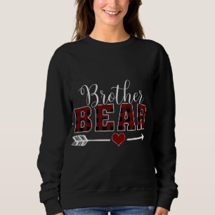 Sweatshirt Brother Bear Buffalo Plaid Arrow Heart Son Christa