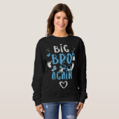 Sweatshirt Brother Big Bro Again  Baby Boy Sayings (Devant entier)