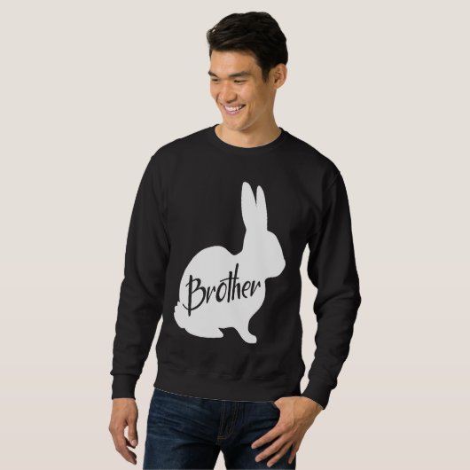 Sweatshirt Brother Bunny Rabbit Easter (Devant entier)