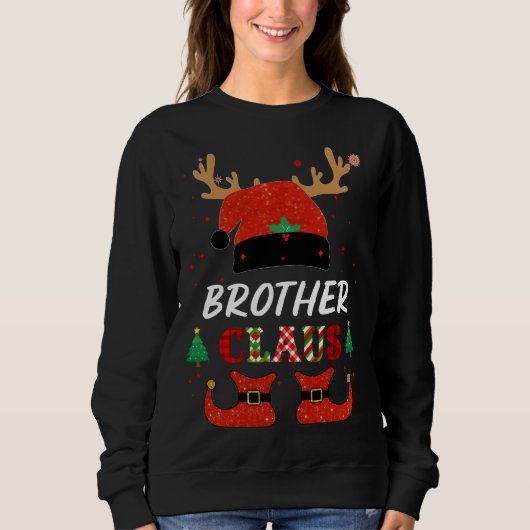 Sweatshirt Brother Claus Family Matching Christmas (Devant)