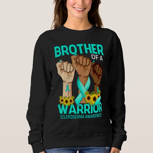 Sweatshirt Brother D'Un Guerrier Scleroderma Sensibilisation (Devant)