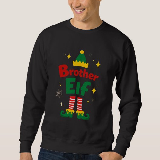 Sweatshirt Brother Elf Holiday Family Matching Set (Devant)