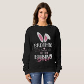 Sweatshirt Brother Of The Bunny Girl Easter Rabbit Lover (Devant entier)