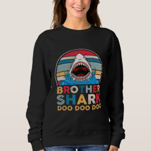 Sweatshirt Brother Shark Doo Doo Doo Tee Fête des pères parfa