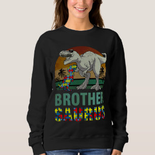Sweatshirt Brothersaurus Dinosaur Rex Frère Saurus Autisme A
