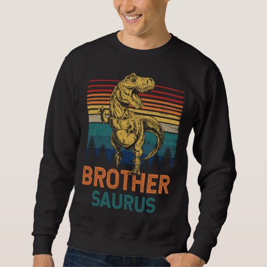 Sweatshirt Brothersaurus Rex Dinosaur Brother Saurus Family M (Devant)