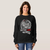 Sweatshirt Brothersaurus T Rex Dinosaur Brother Famille Sauru (Devant entier)