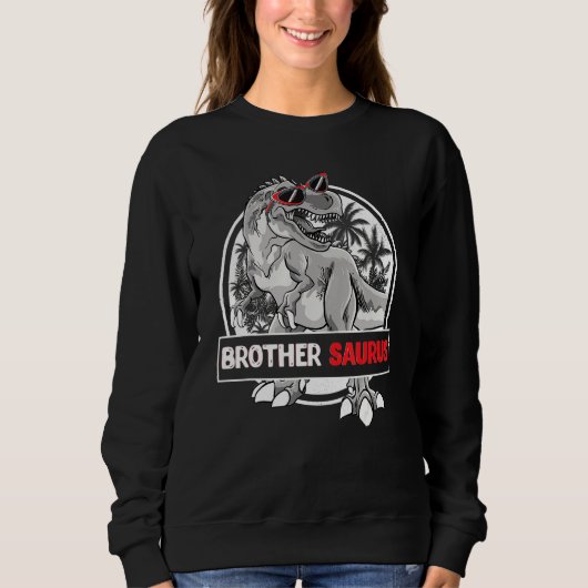 Sweatshirt Brothersaurus T Rex Dinosaur Brother Famille Sauru (Devant)