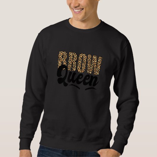 Sweatshirt Brow Queen Brow Artist Brow Tech Leopard Brow Quee (Devant)
