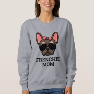 Sweatshirt Brown Tan Femme Français Bulldog Frenchie Chien M