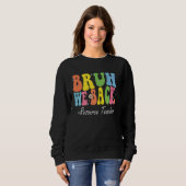 Sweatshirt Bruh We Back Ressource Enseignants Bach to School (Devant entier)