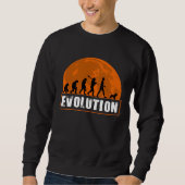 Sweatshirt Brussels Griffon Dog Human Evolution  for Men Wome (Devant)
