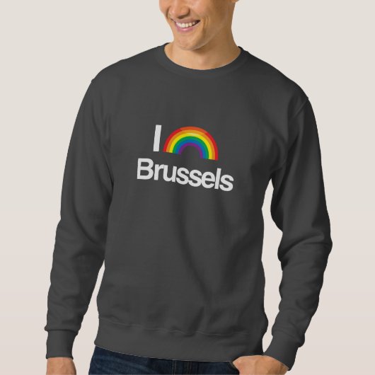 SWEATSHIRT BRUXELLES - FIERTÉ D'AMOUR D'I - - .PNG (Devant)
