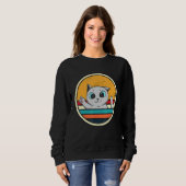 Sweatshirt Bsh Cat Sunset Design Et British Shorair (Devant entier)