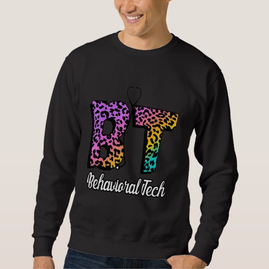 Sweatshirt Bt Behavioral Tech Infirmière de la Semaine des in (Devant)