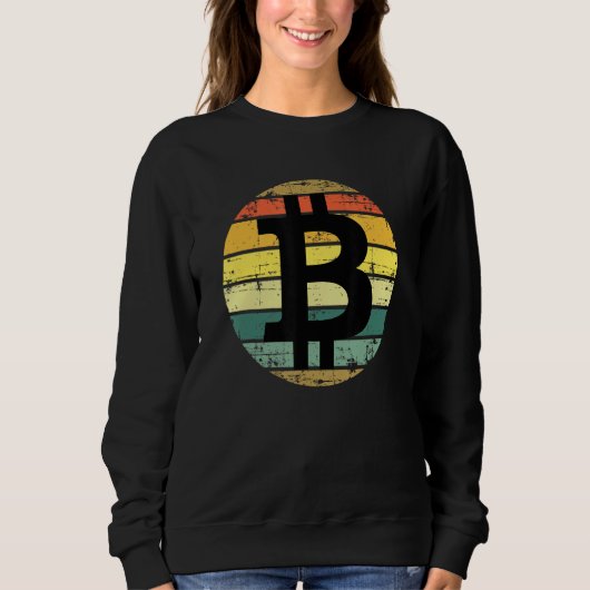 Sweatshirt BTC Maxi Crypto Gift HODL Bitcoin_1 (Devant)