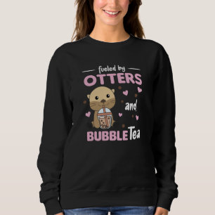 Sweatshirt Bubble Thé Otter Chocolat Sweet Animaux Boba