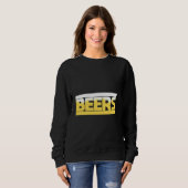 Sweatshirt Bubbles de bière Champion du jeu de bière Parcours (Devant entier)