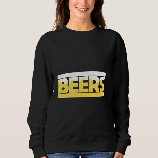 Sweatshirt Bubbles de bière Champion du jeu de bière Parcours (Devant)