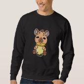 Sweatshirt Buble Thé Hyena (Devant)