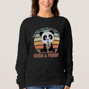 Sweatshirt Buble Thé Panda Chocolat Sweet Animaux Boba