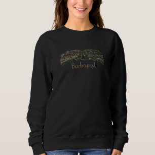 Sweatshirt Bucarest Ville Roumanie souvenir pour hommes femme