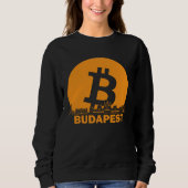 Sweatshirt Budapest Bitcoin Maximalist Bitcoin Budapest Skyl (Devant)