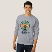 Sweatshirt Budapest Hongrie Europe (Devant entier)