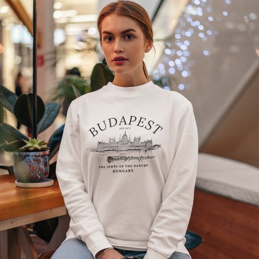 Sweatshirt Budapest Retro: Timeless Splendor of Hungary’s 