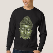 Sweatshirt Buddha Head Siddhartha Gautama (Devant)