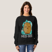 Sweatshirt Buddhism Buddhist Buddha Potato Medi  Tater (Devant entier)