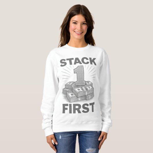 Sweatshirt Budgetisation Stack First & Construction de Patrim (Devant entier)
