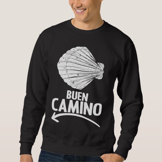 Sweatshirt Buen Camino Pilgrimage Camino De Santiago Hiker (Devant)