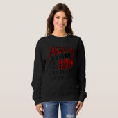 Sweatshirt Buffalo A Joyeux 100E Jour De L'Heure De L'École P (Devant entier)
