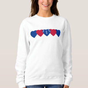 Sweatshirt Buffalo Bills Heart Football