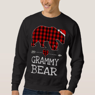 Sweatshirt Buffalo de l'ours Grammy Plaid Père Noël Flèche de