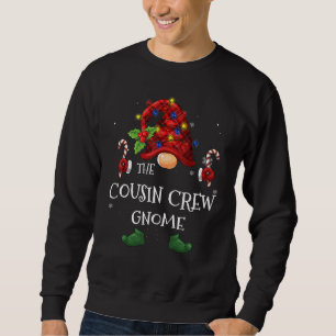 Sweatshirt Buffalo Gnome De L'Équipage Cousin Plaid Christmas