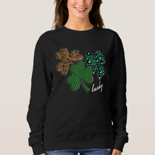 Sweatshirt Buffalo Lucky Femen Shamrock Vêtements Souvenir Pa