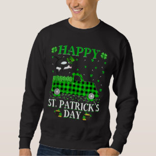 Sweatshirt Buffalo Plaid Camion Vert Orca Fish St Patrick S D