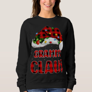 Sweatshirt Buffalo Plaid Family Correspondance Père Noël Gram
