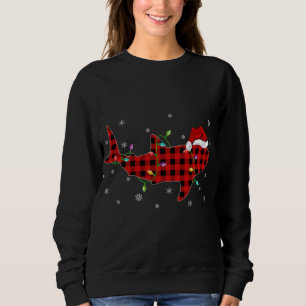 Sweatshirt Buffalo Plaid Family Matching Baleine Requin Chris