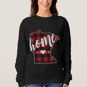 Sweatshirt Buffalo Plaid Minnesota Accueil État Lumberjack Ca