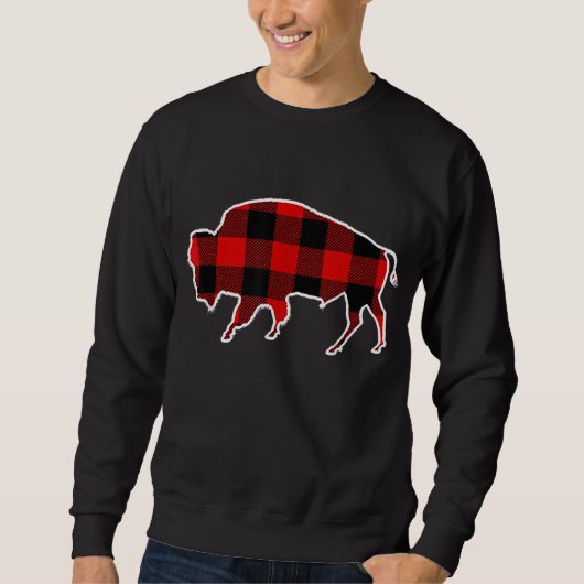 Sweatshirt Buffalo Red Buffalo Plaid Tamaraw Correspondant PJ (Devant)