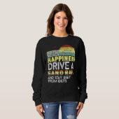 Sweatshirt Buggy Rail de Dune Buggy Tout-terrain Course de Sa (Devant entier)