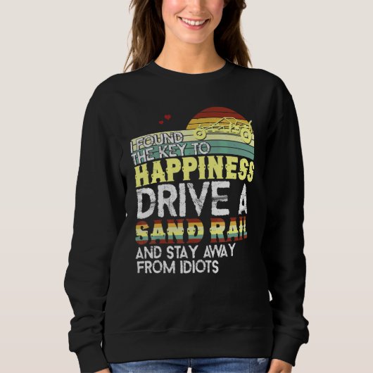 Sweatshirt Buggy Rail de Dune Buggy Tout-terrain Course de Sa (Devant)