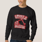 Sweatshirt Built Canada Heavy Equipment Operator (Devant)