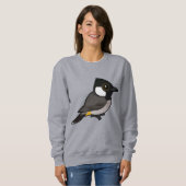 Sweatshirt Bulbul à oreilles blanches Birdorable (Devant entier)